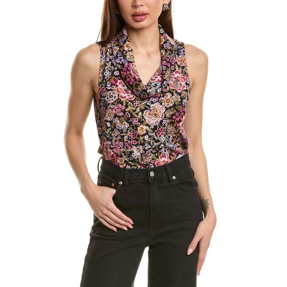 Vince Camuto Womens  Cowl Tank, Black
